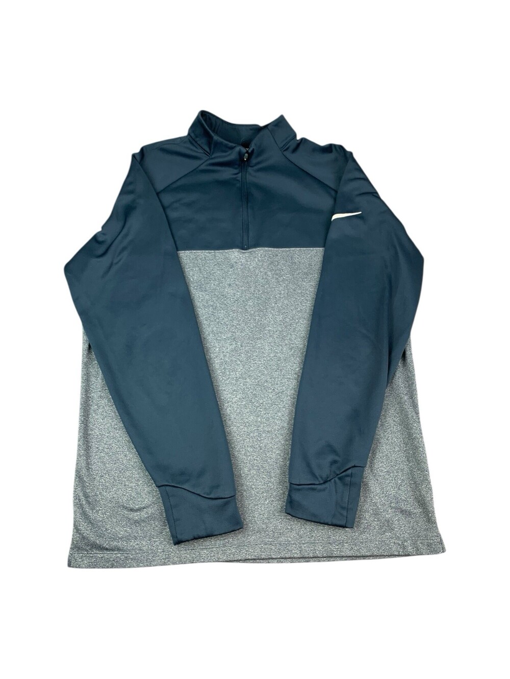 Nike Golf 1/4 Zip Pullover Sweatshirt, Navy Blue & Gray, Men’s Size Large